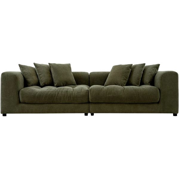 BNIB Moe's - Davie Sofa Olive - 104 x 43.5 x 31 - Retail Price: $4,849.00 - MO-1024-16-0