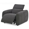 Image 1 : BNIB Moe's - Eli Power Recliner Chair Dusk Grey - 41.5 x 30 x 19 - Retail Price: $3,549.00 - KQ-1027