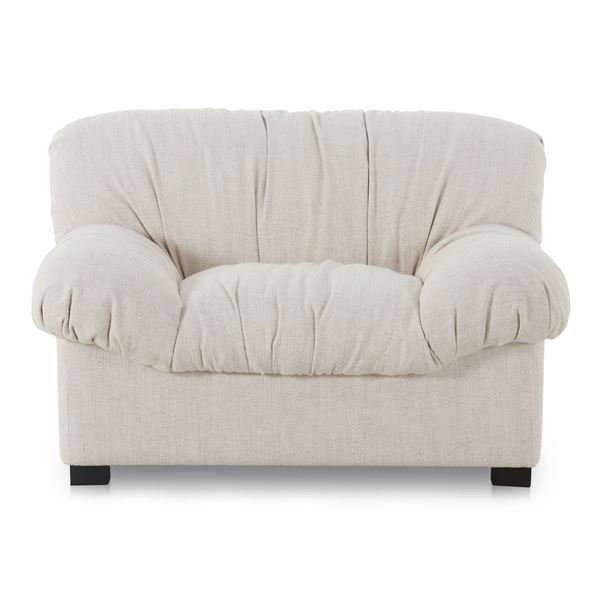 BNIB Moe's - Halston Lounge Chair Flecked Oat - 43 x 39 x 27.5 - Retail Price: $2,249.00 - AZ-1004-0