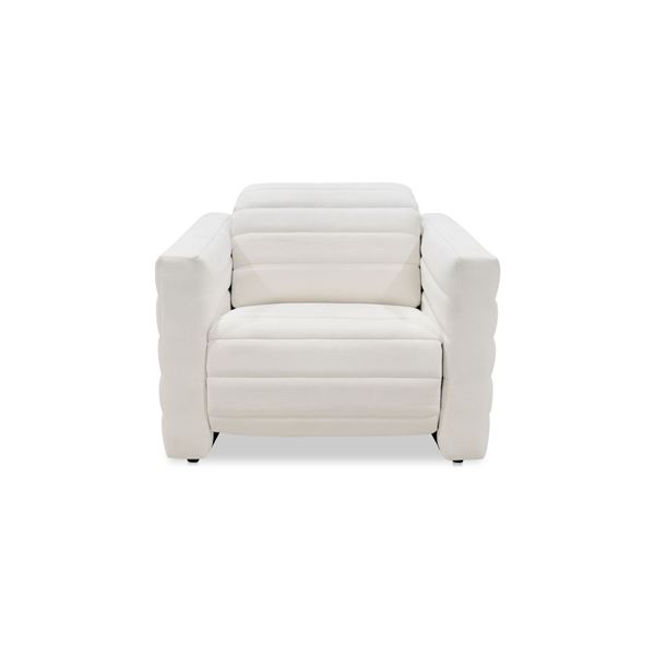 BNIB Moe's - Juno Power Recliner Chair Off White - 42 x 41.5 x 32.5 - Retail Price: $3,149.00 - GO-1