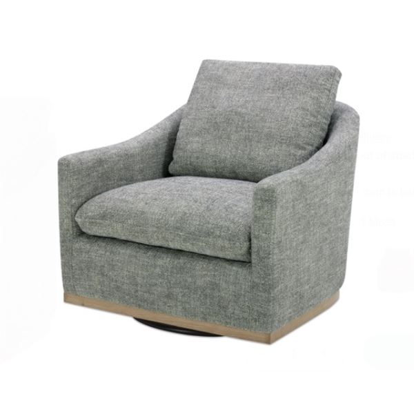 BNIB Moe's - Linden Swivel Chair Slated Moss - 33 x 28 x 27 - Retail Price: $1,549.00 - KQ-1029-37-C