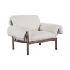 Image 2 : BNIB Moe's - Cardero Lounge Chair Ivory - 44.5 x 39 x 31.5 - Retail Price: $3,900.00 - EW-1038-05