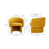 Image 4 : BNIB Moe's - Franco Chair Mustard - 27.5 x 28 x 27.5 - Retail Price: $1,229.00 - JM-1005-09