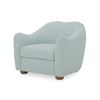 Image 4 : BNIB Moe's - Bria Accent Chair Light Blue - 34.6 x 33.5 x 29.6 - Retail Price: $1,599.00 - FO-1023-4