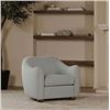 Image 2 : BNIB Moe's - Bria Accent Chair Light Blue - 34.6 x 33.5 x 29.6 - Retail Price: $1,599.00 - FO-1023-4