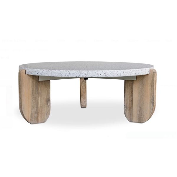BNIB Moe's - Wunder Coffee Table White - 36.5 x 36.5 x 13.75 - Retail Price: $989.00 - VH-1016-18