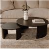 Image 4 : BNIB Moe's - Penny Coffee Table Small Dark Brown - 24 x 24 x 13.75 - Retail Price: $759.00 - QO-1011