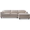 Image 2 : BNIB Moe's - Hutton Right Sectional Beige - 100 x 63 x 29.1in - Retail Price: $4,699 - MO-1005-34-R-