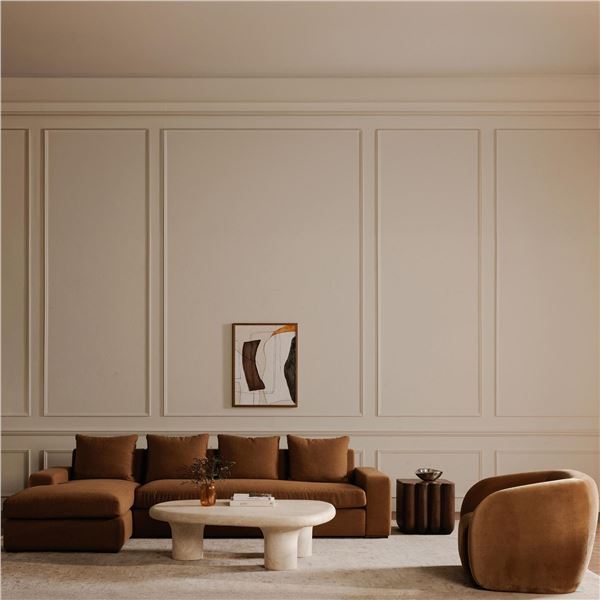 BNIB Moe's - Thomas Sectional Left Rust) - 106 x 66 x 34in - Retail Price: $5,349 - MO-1004-12-L-0