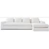 Image 1 : BNIB Moe's - Thomas Sectional (Right - Ivory) - 125 x 41 x 36in - Retail Price: $5,349 - MO-1004-05-