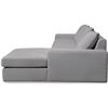 Image 3 : BNIB Moe's - Thomas Sectional Right Grey - 125 x 41 x 36in - Retail Price: $5,349 - MO-1004-15-R-0