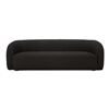 Image 2 : BNIB Moe's - Faye Sofa Black Boucle - 90 x 33.7 x 29.8 - Retail Price: $3,549.00 - FO-1029-02