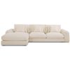 Image 2 : BNIB Moe's - Berga Sectional Left Oat - 118.25 x 65.5 x 33in - Retail Price: $5,849 - FO-1048-05-L-0