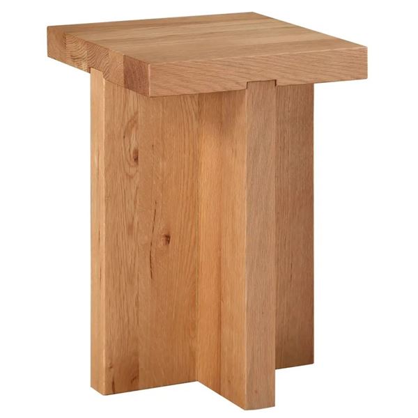 BNIB Moe's - Folke Side Table Natural - 13 x 13 x 19 - Retail Price: $589.00 - BC-1118-24