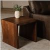 Image 2 : BNIB Moe's - Tyrell Side Table Brown - 22 x 22 x 20 - Retail Price: $679.00 - VE-1134-03