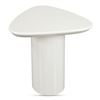 Image 1 : NEW Moe's - Eden Accent Table Ivory White Lacquer - 18.75 x 18.75 x 18 - Retail Price: $629.00 - EW