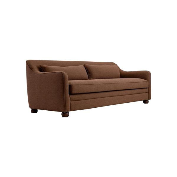 NEW Moe's - Amira Sofa Rust - 91 x 35 x 32 - Retail Price: $4,979.00 - MO-1030-12