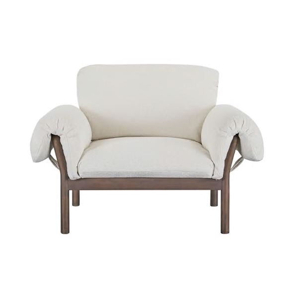 New Moe's - Cardero Lounge Chair Ivory - 44.5 x 39 x 31.5 - Retail Price: $3,900.00 - EW-1038-05