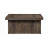 Image 4 : BNIB Moe's - Monterey Coffee Table Aged Brown - 39.5 x 39.5 x 18 - Retail Price: $769.99