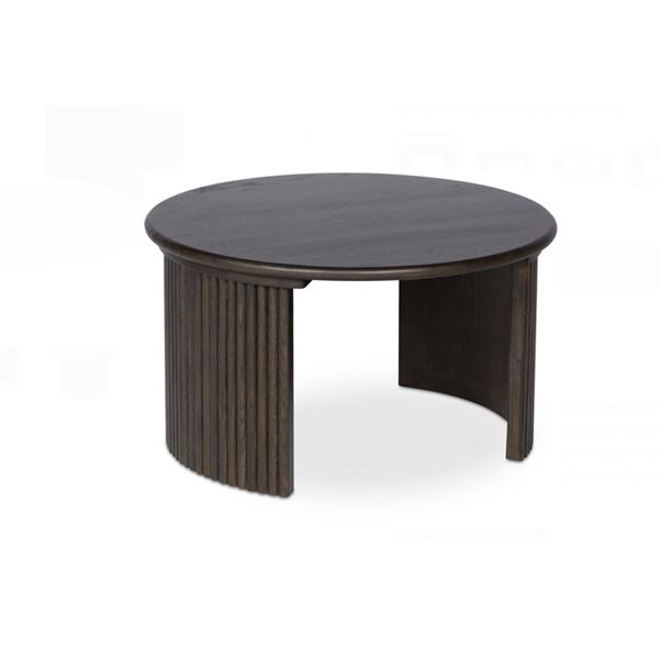 BNIB Moe's - Penny Coffee Table Small Dark Brown - 24 x 24 x 13.75 - Retail Price: $759.00 - QO-1011