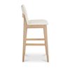 Image 3 : BNIB Moe's - Deco Oak Bar Stool White Pvc - 22.3 x 21 x 43.3 - Retail Price: $929.00 - BC-1140-05