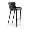 Image 3 : BNIB Moe's - Etta Counter Stool Dark Grey - 17 x 21.5 x 37 - Retail Price: $369.00 - ER-2048-25