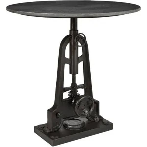BNIB Moe's - Delaware Adjustable Cafe Table - 35 x 35 x 30 - Retail Price: $1,599.00 - QJ-1006-02-0