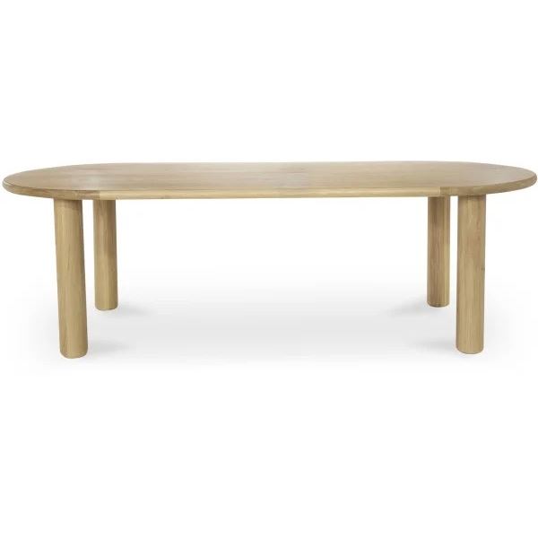 BNIB Moe's - Milo Dining Table Large Oak - 96 x 42 x 29.5 - Retail Price: $3,399.00 - FC-1002-24-0