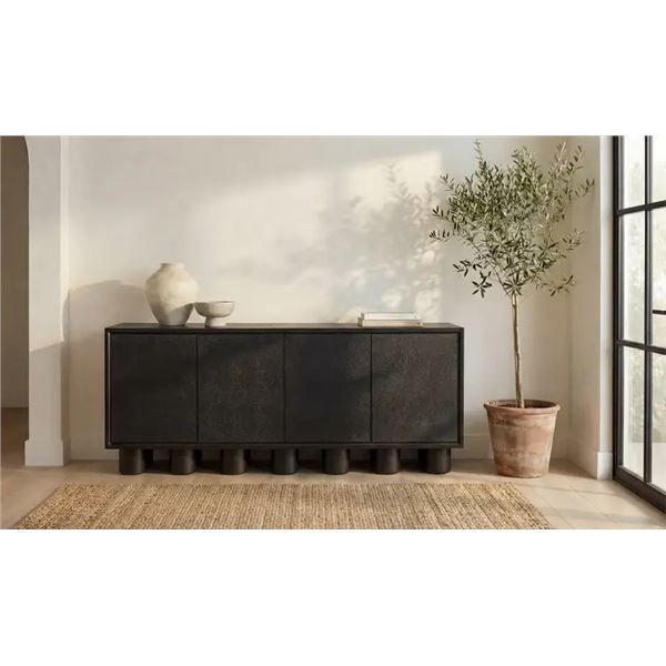 BNIB Moe's - Marcelle Sideboard Black - 83 x 22 x 38 - Retail Price: $6,099.00 - VL-1099-02