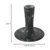 Image 3 : BNIB Moe's - East Candle Holder Short Black Vein Marble - 4 x 4 x 4 - Retail Price: $79.00 - GK-1124