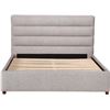 Image 2 : BNIB Moe's - Takio King Bed Light Grey - 81 x 87 x 44.5 - Retail Price: $1,699.00 - RN-1140-29-0