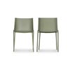 Image 2 : New Moe's - Silla Outdoor Dining Chair Sage Green-Set Of Two - 18.5 x 20.5 x 31