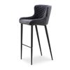 Image 1 : BNIB Moe's - Etta Counter Stool Dark Grey - 17 x 21.5 x 37 - Retail Price: $369.00 - ER-2048-25