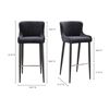 Image 4 : BNIB Moe's - Etta Counter Stool Dark Grey - 17 x 21.5 x 37 - Retail Price: $369.00 - ER-2048-25