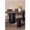 Image 3 : BNIB Moe's - Povera Dining Bench Black - 59 x 16 x 18 - Retail Price: $1,349.00 - JD-1053-02-0