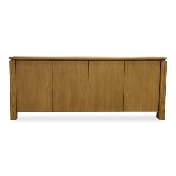 BNIB Moe's - Brook Sideboard Country Oak - 80 x 18 x 32 - Retail Price: $5,699.00 - FC-1007-03