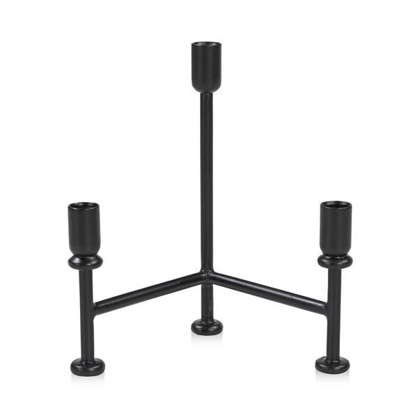 BNIB Moe's - Cicero Candle Holder Black - 9 x 6 x 11 - Retail Price: $199.00 - QJ-1029-02
