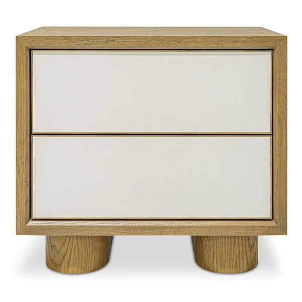 NEW Moe's - Marcelle Nightstand White - 24 x 15 x 22 - Retail Price: $1,899.00 - VL-1100-18