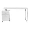 Image 1 : BNIB Moe's - Martos Desk White - 51 x 24 x 29.5 - Retail Price: $1,725.00 - ER-1075-18-0