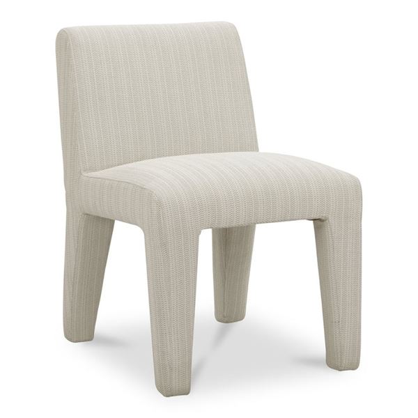 BNIB Moe's - Verona Outdoor Dining Chair Cream - 21.6 x 28 x 32.6 - Retail Price: $2,244.99 - AZ-100