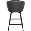 Image 3 : BNIB Moe's - Webber Swivel Counter Stool Charcoal - 21.5 x 21.5 x 37 - Retail Price: $475.00 - UU-10