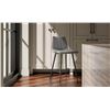 Image 3 : BNIB Moe's - Alibi Counter Stool Performance Fabric Dark Grey-Set Of Two - 17.7 x 20 x 37 - Retail P