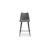 Image 2 : BNIB Moe's - Alibi Counter Stool Performance Fabric Dark Grey-Set Of Two - 17.7 x 20 x 37 - Retail P