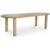 Image 3 : BNIB Moe's - Milo Dining Table Large Oak - 96 x 42 x 29.5 - Retail Price: $3,399.00 - FC-1002-24-0