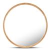 Image 1 : BNIB Moe's - Alcott Round Mirror Small Oak - 36 x 1 x 36 - Retail Price: $659.00 - BC-1149-24
