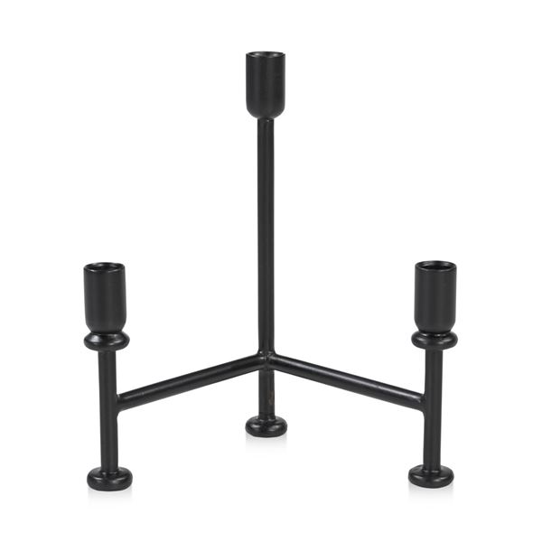 BNIB Moe's - Cicero Candle Holder Black - 9 x 6 x 11 - Retail Price: $199.00 - QJ-1029-02