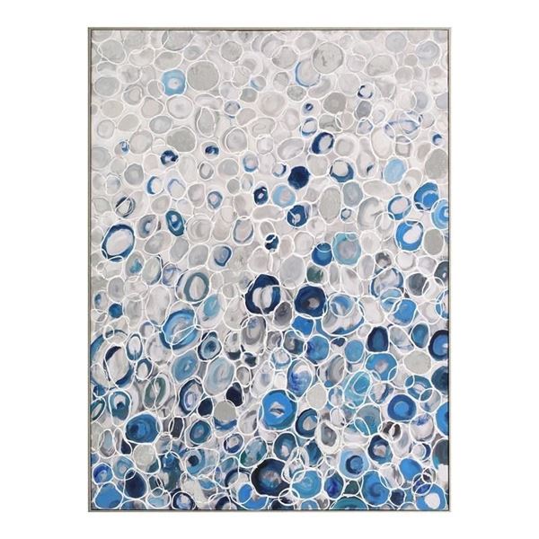 BNIB Moe's - Blue Bubbles Wall Decor - 36 x 2 x 48 - Retail Price: $359.00 - FX-1201-37