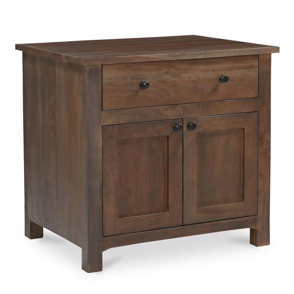 BNIB Moe's - Gene Charging Nightstand Dark Brown - 28 x 22 x 26.5 - Retail Price: $2,674.99 - BB-103