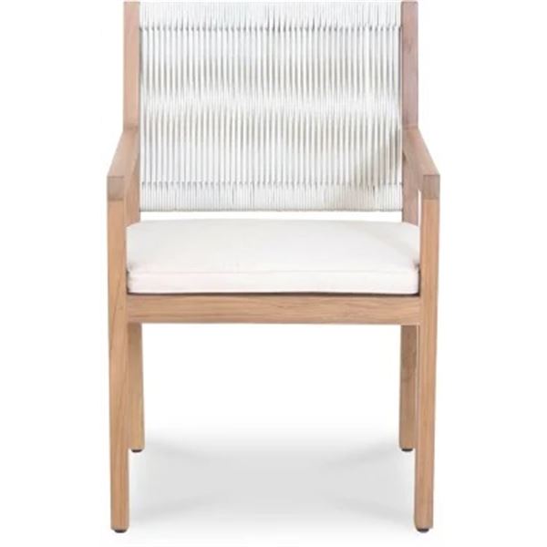BNIB Moe's - Luce Outdoor Dining Chair 18In Seat Height - 21.5 x 23 x 35 - Retail Price: $899.00 - C