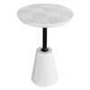 Image 2 : BNIB Moe's - Foundation Outdoor Accent Table White - 13.3 x 13.3 x 19.8 - Retail Price: $469.00 - BQ